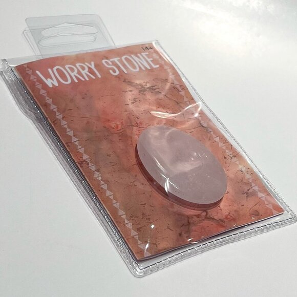 Find Peace with this Worry Stone Rose Quartz Meditate Positive Energy - Picture 5 of 7
